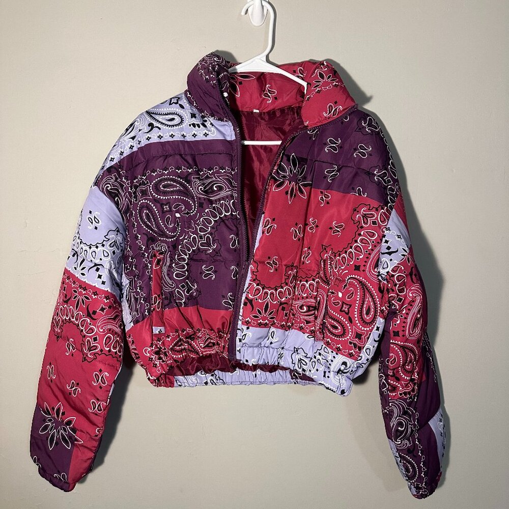 Purple/Pink Pattern Puffer